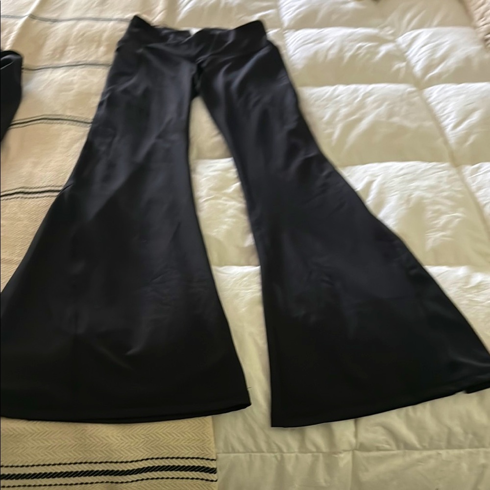 Elegant Black Flared Pants